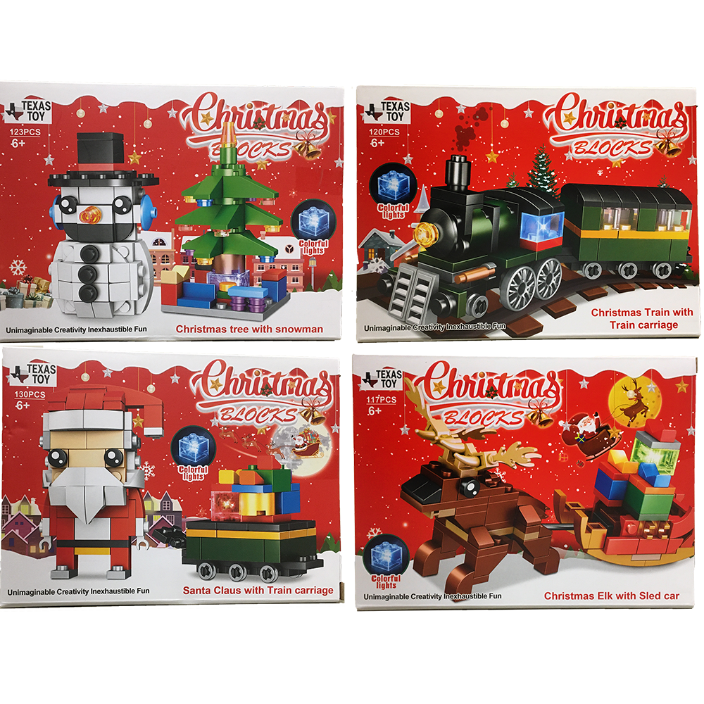 Christmas Blocks Larger Kit Display Set, x4 kits