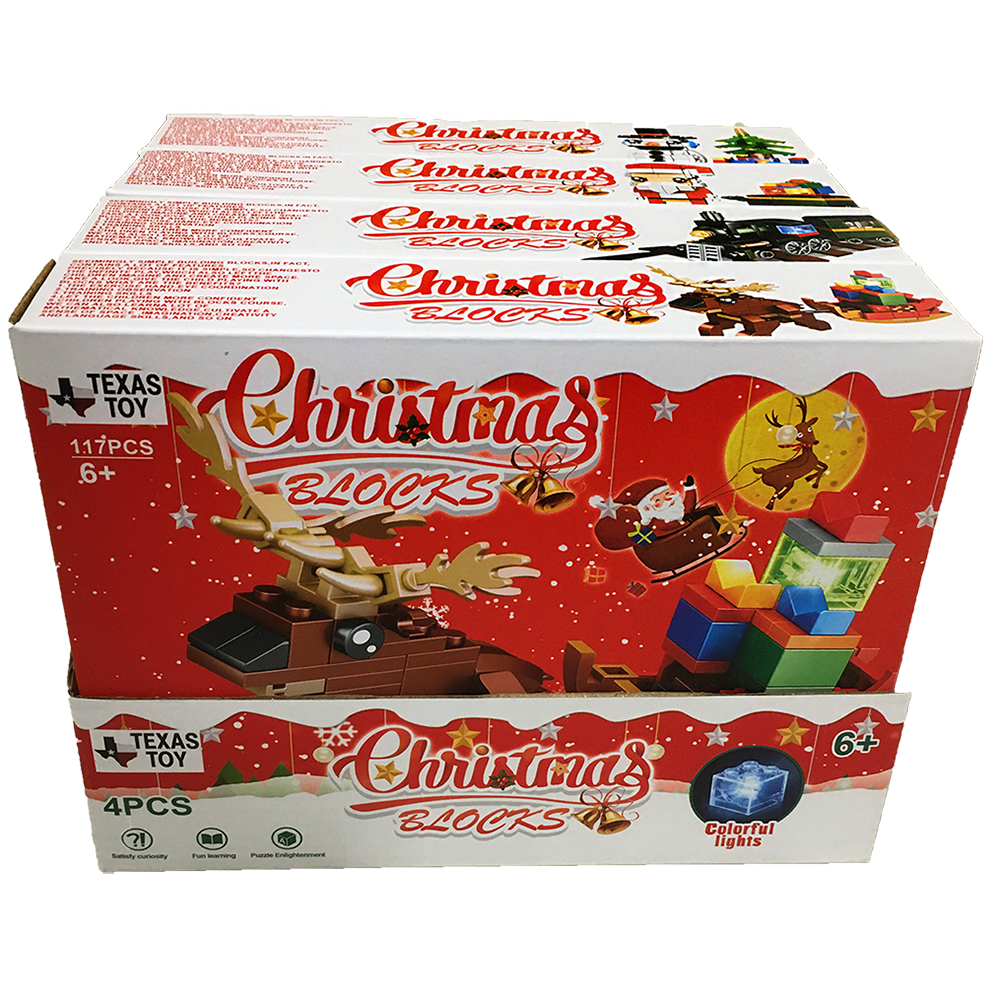 Christmas Blocks Larger Kit Display Set, x4 kits