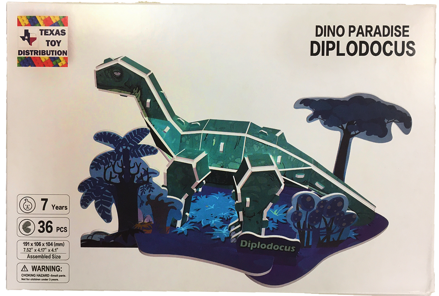 Dinosaur 3D Puzzles EPS Foam Puzzle Sets, Six Types