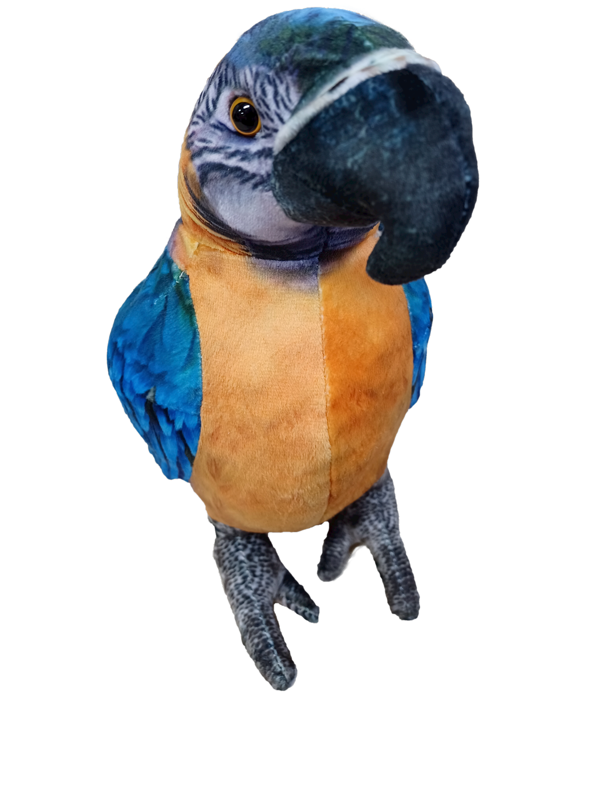 Blue Macaw 9" Plush Stuffed Animal Bird