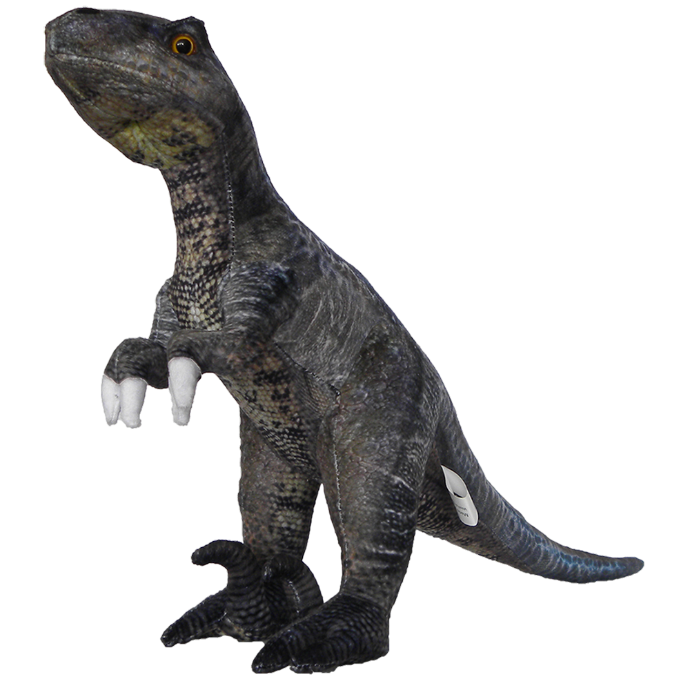Stuffed velociraptor blue deals