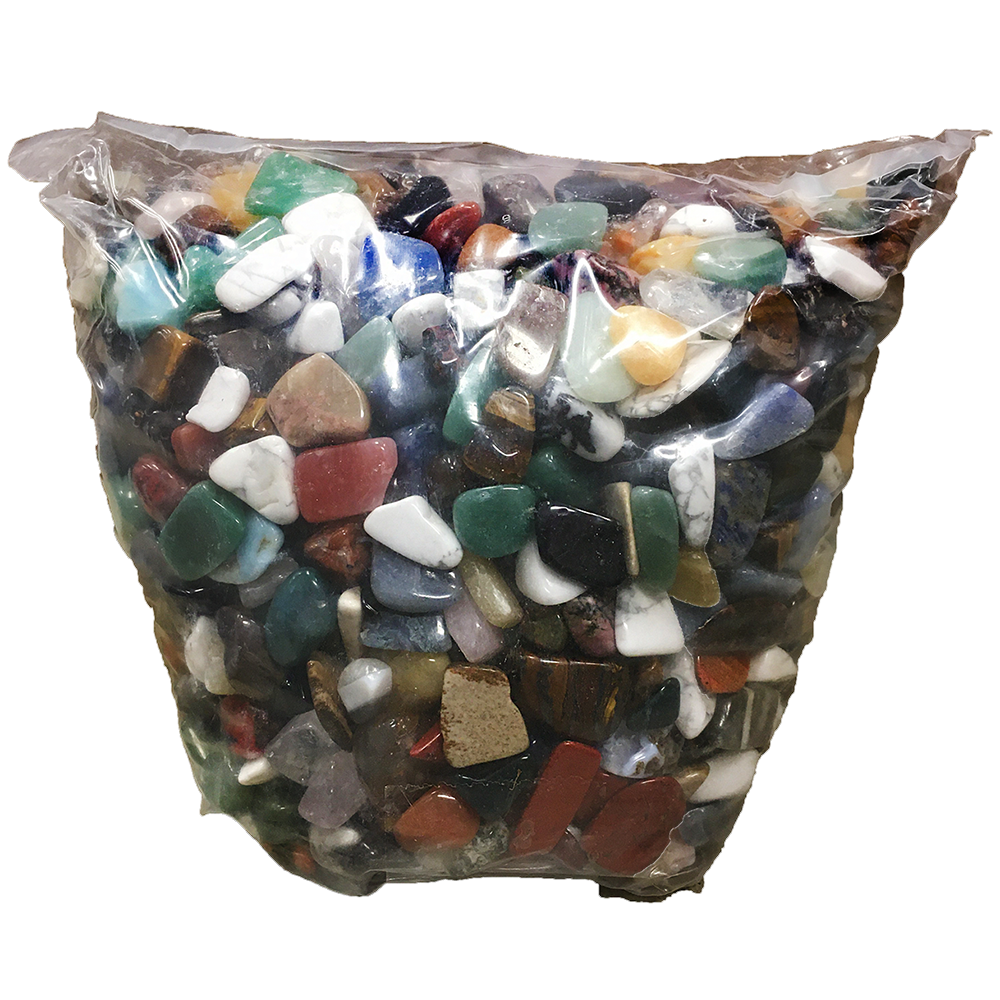 Tumbled Polished Stones 1" Size, Sold by the Pound