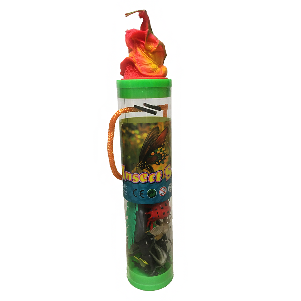 Insects 2" Figurines Bug Tube, Display Set of 12 Tubes