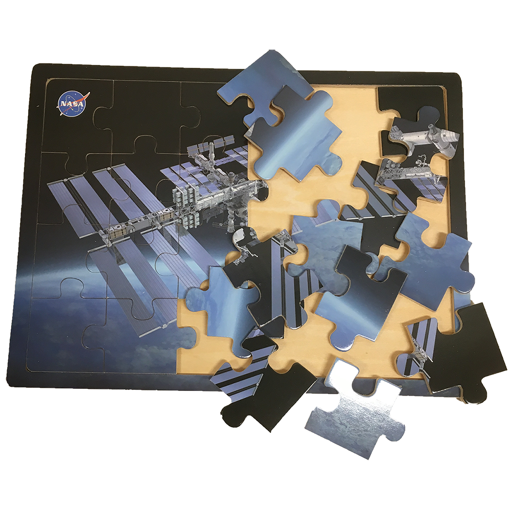 NASA International Space Station 24-pc Wood Jigsaw Puzzle