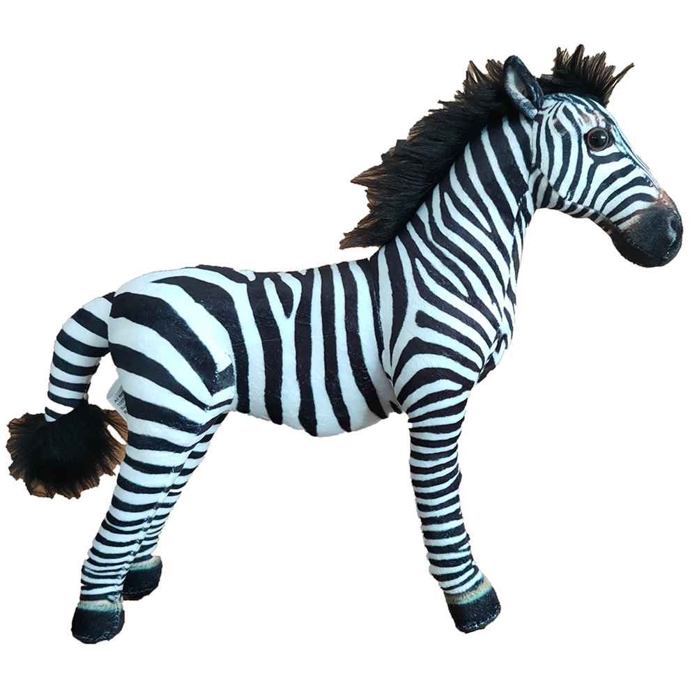 Zebra Plush 12