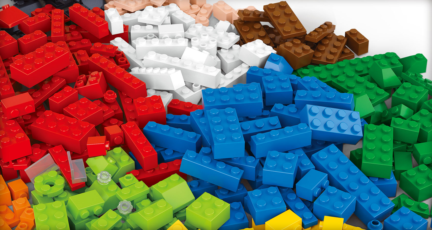 Kiddy Bricks, Classic Building Brick Set (415 Pcs)
