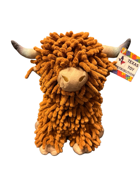 Sitting Highland Cow (Brown)