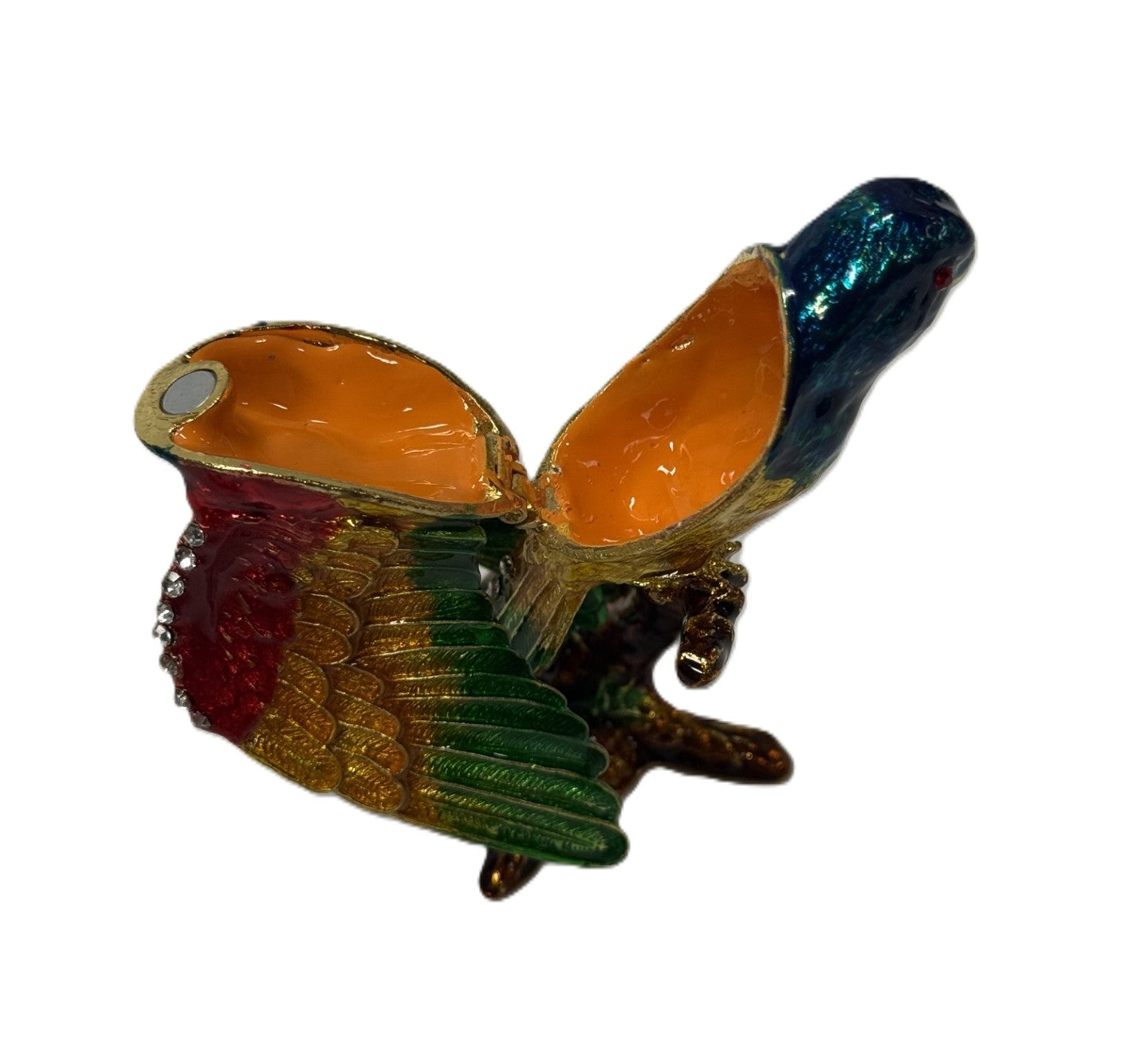 Parrot Trinket Box 4"