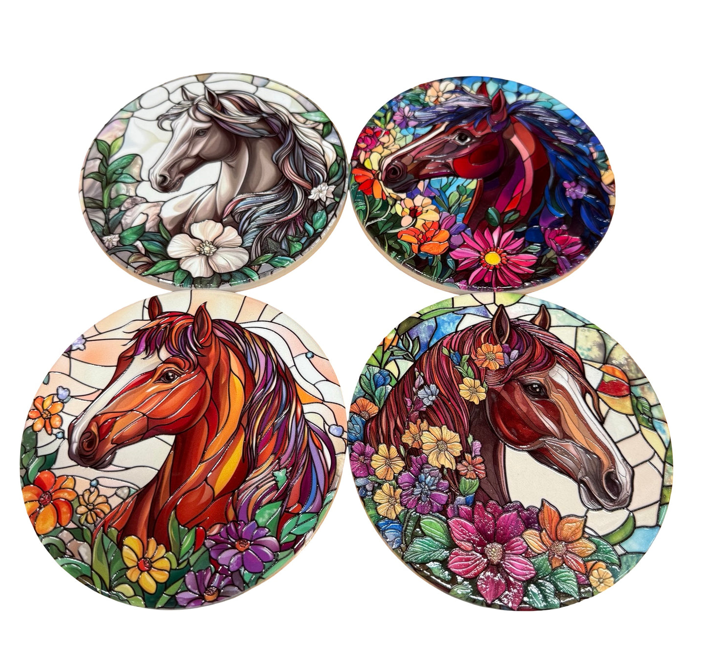 Horse Themed Drink Coasters