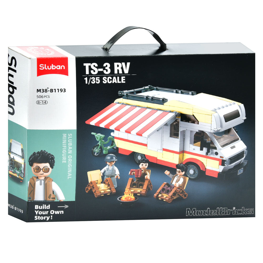 Model Bricks RV Camper Building Brick Kit (476 pcs)