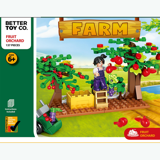 Farm Orchard Building Brick Kit (130 pcs)