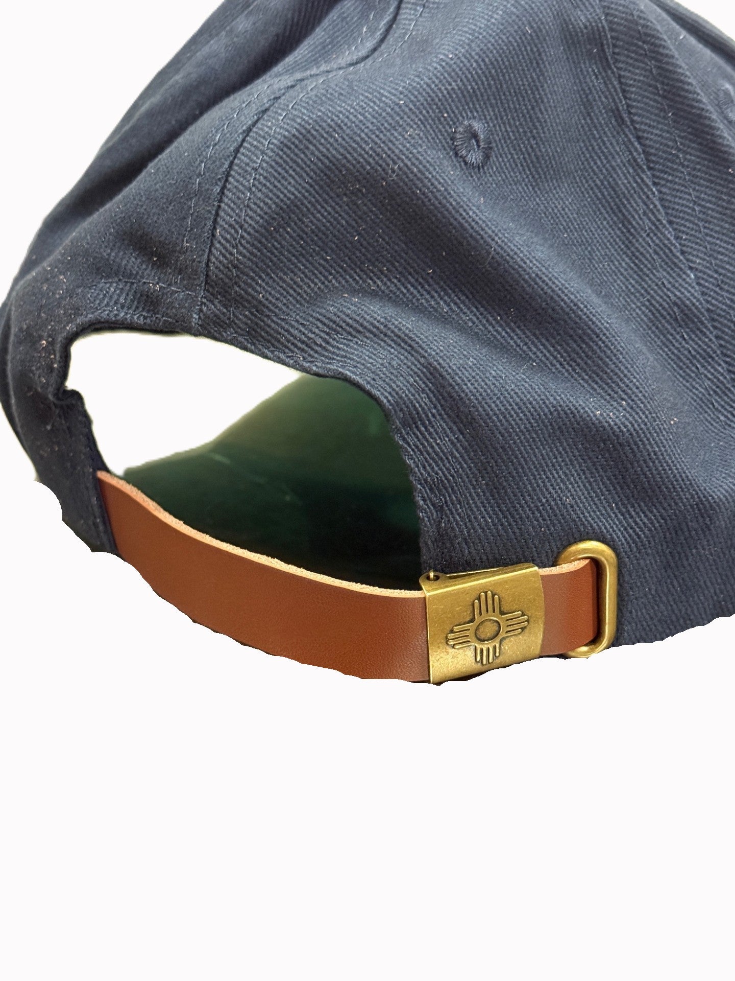 New Mexico Baseball Cap w/Logo and Leather
