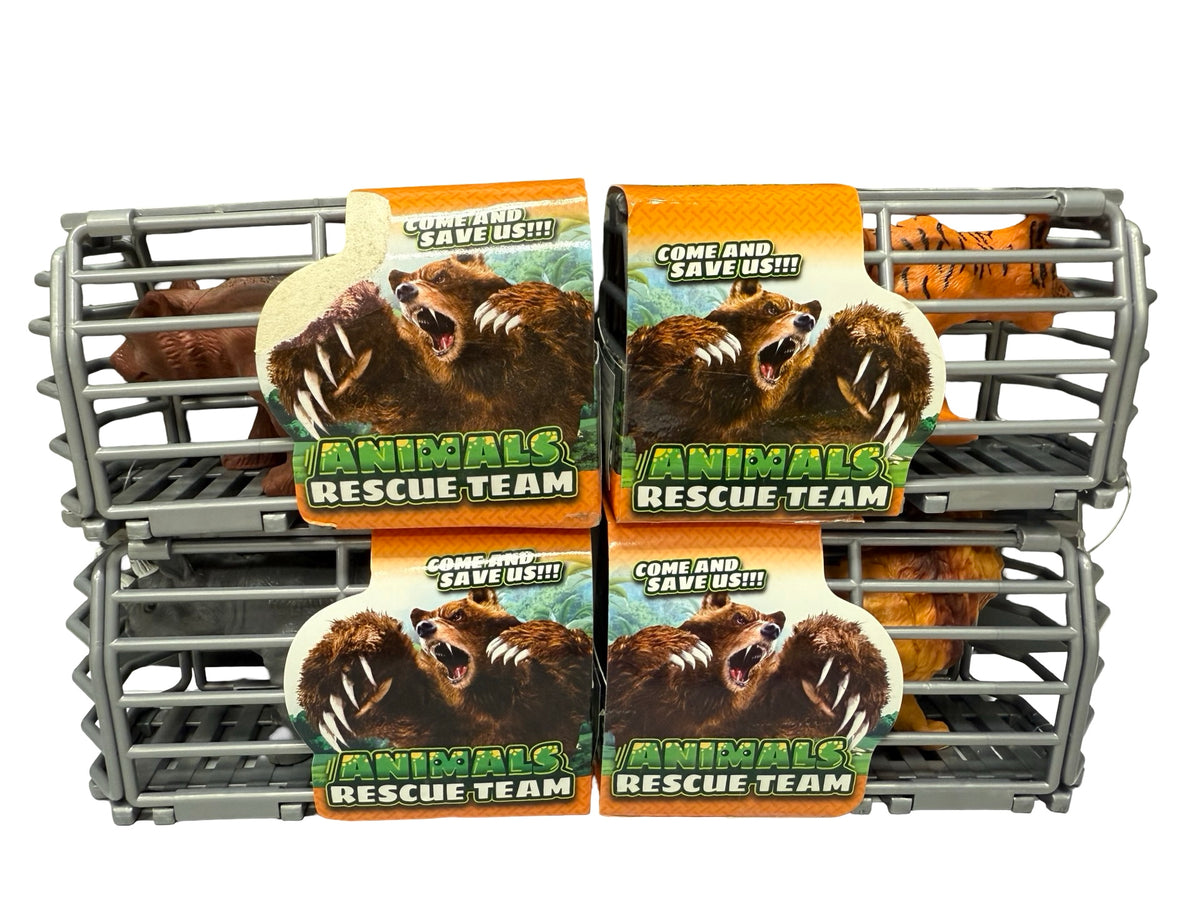 Lions, Tigers, Rhinoceros, & Bears w/ cages