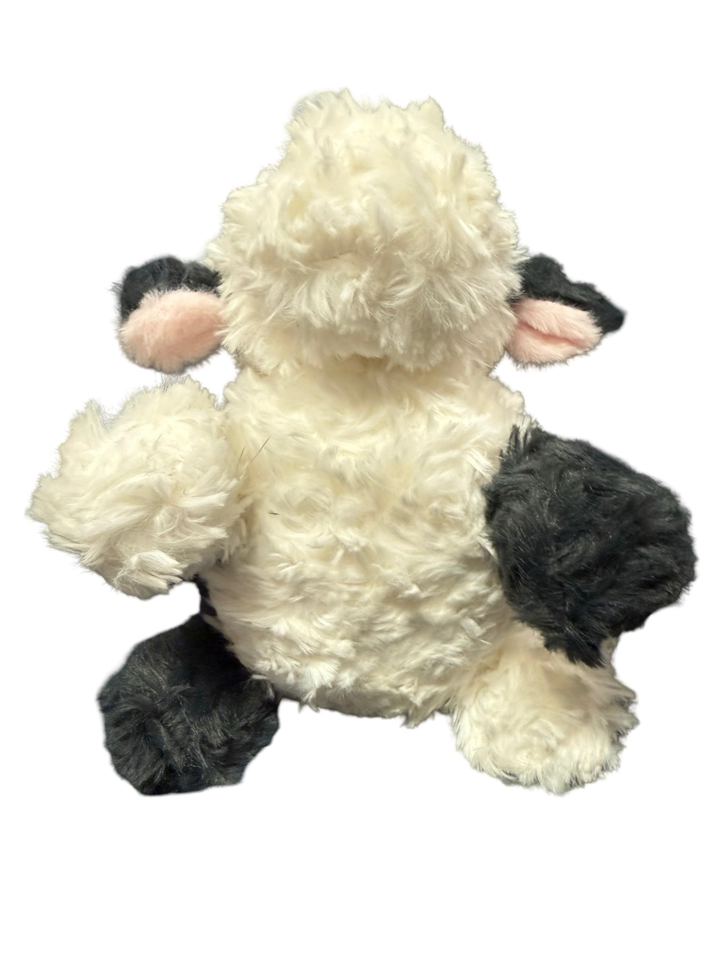 Plush Black & White Cow (Beanie Bottoms)