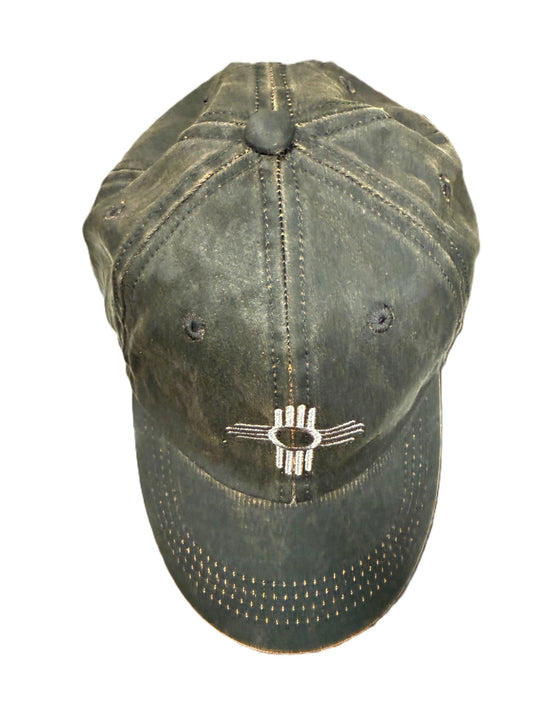 New Mexico Baseball Cap Faded w/Logo