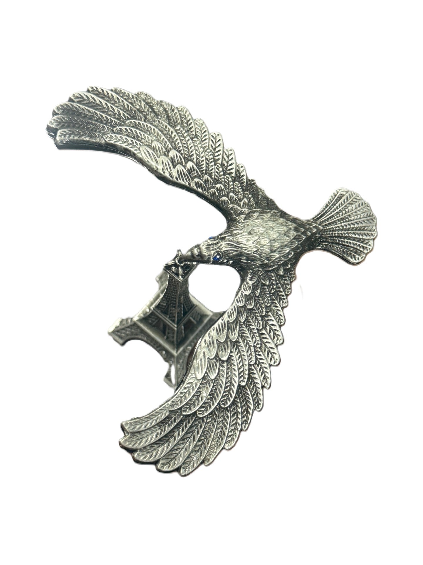 Balancing Eagle on Eiffel Tower