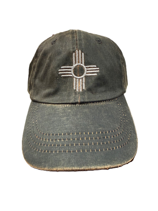New Mexico Baseball Cap Faded w/Logo