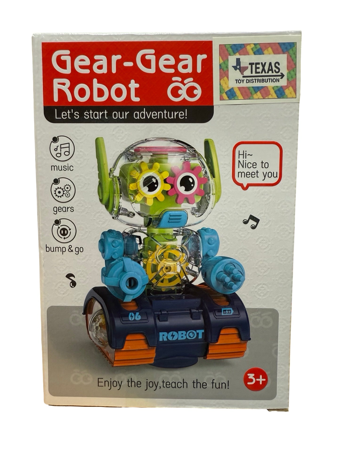 Robot Rotating Gear Electronic Light-Up Toy (2 Designs)