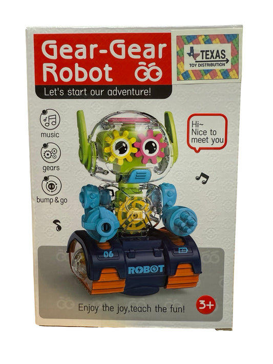 Robot Rotating Gear Electronic Light-Up Toy (2 Designs)