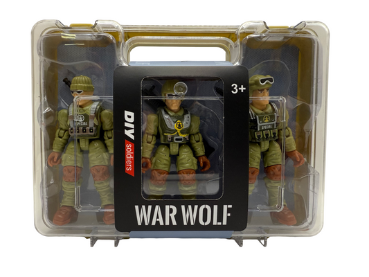 War Wolf set of 3 DIY soldiers