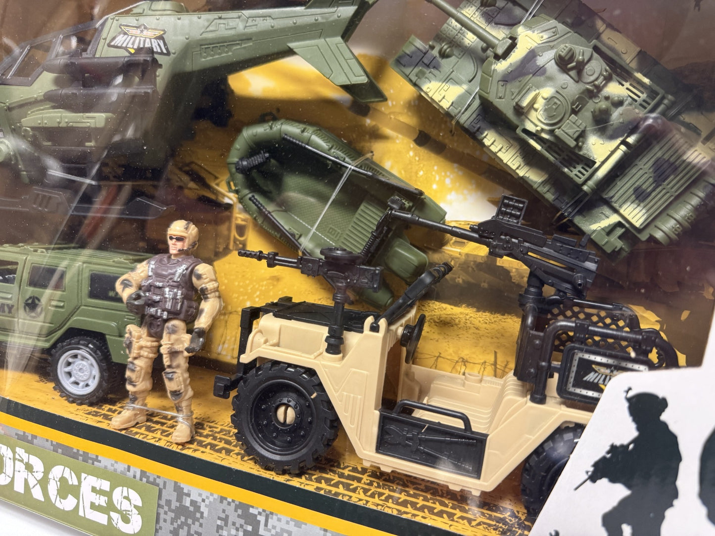 Military Armed Forces Set with Vehicles