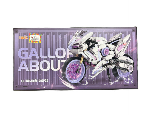 Motorcycle Transformer Building Bricks Set