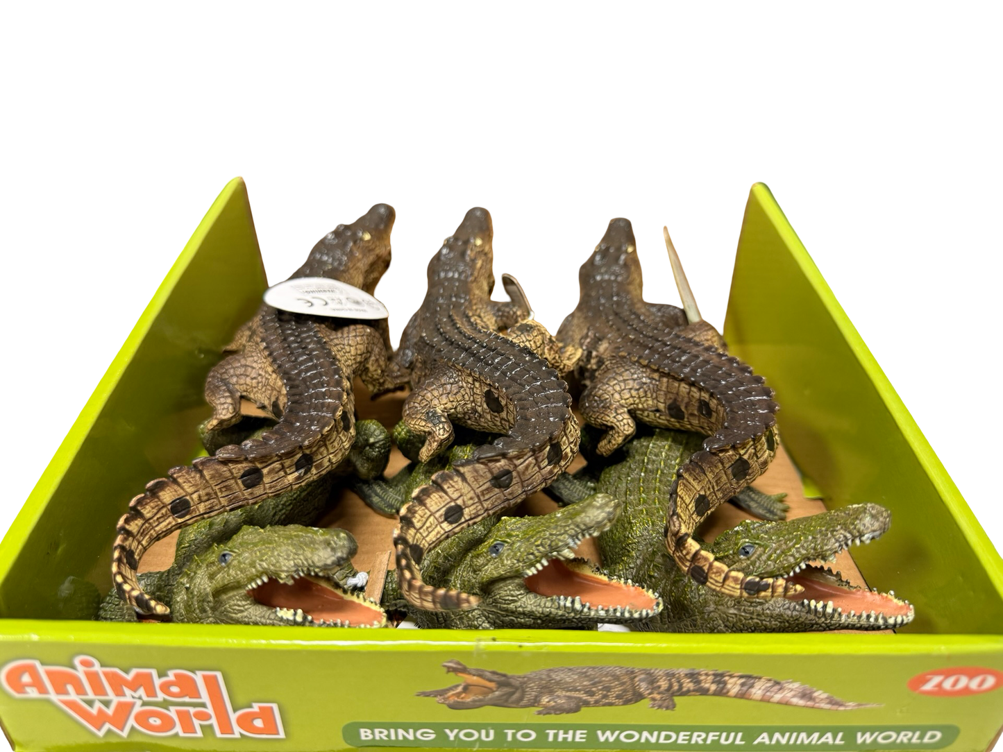 Vinyl Animals- Bulk Box of 6 Crocodiles