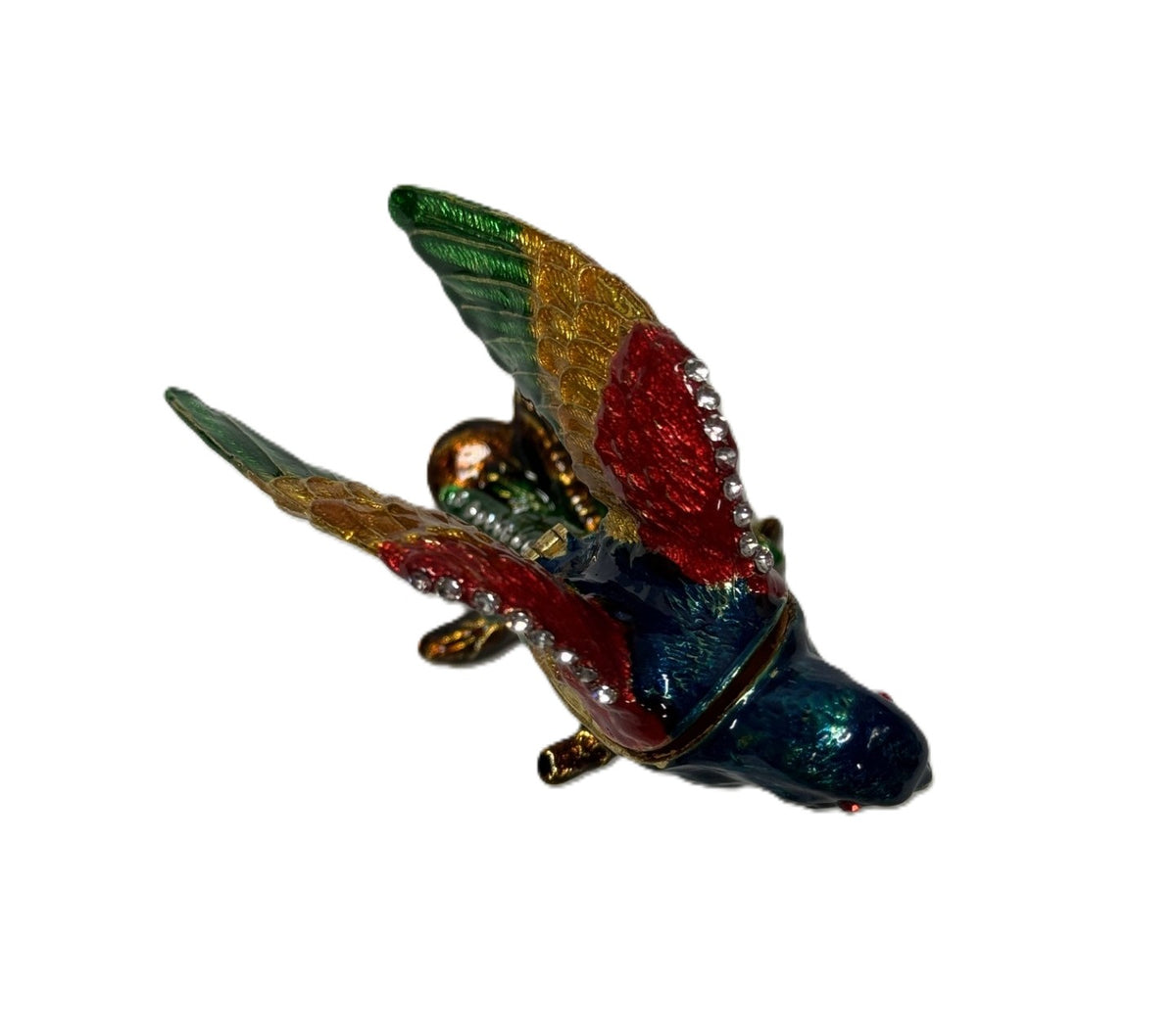 Parrot Trinket Box 4"