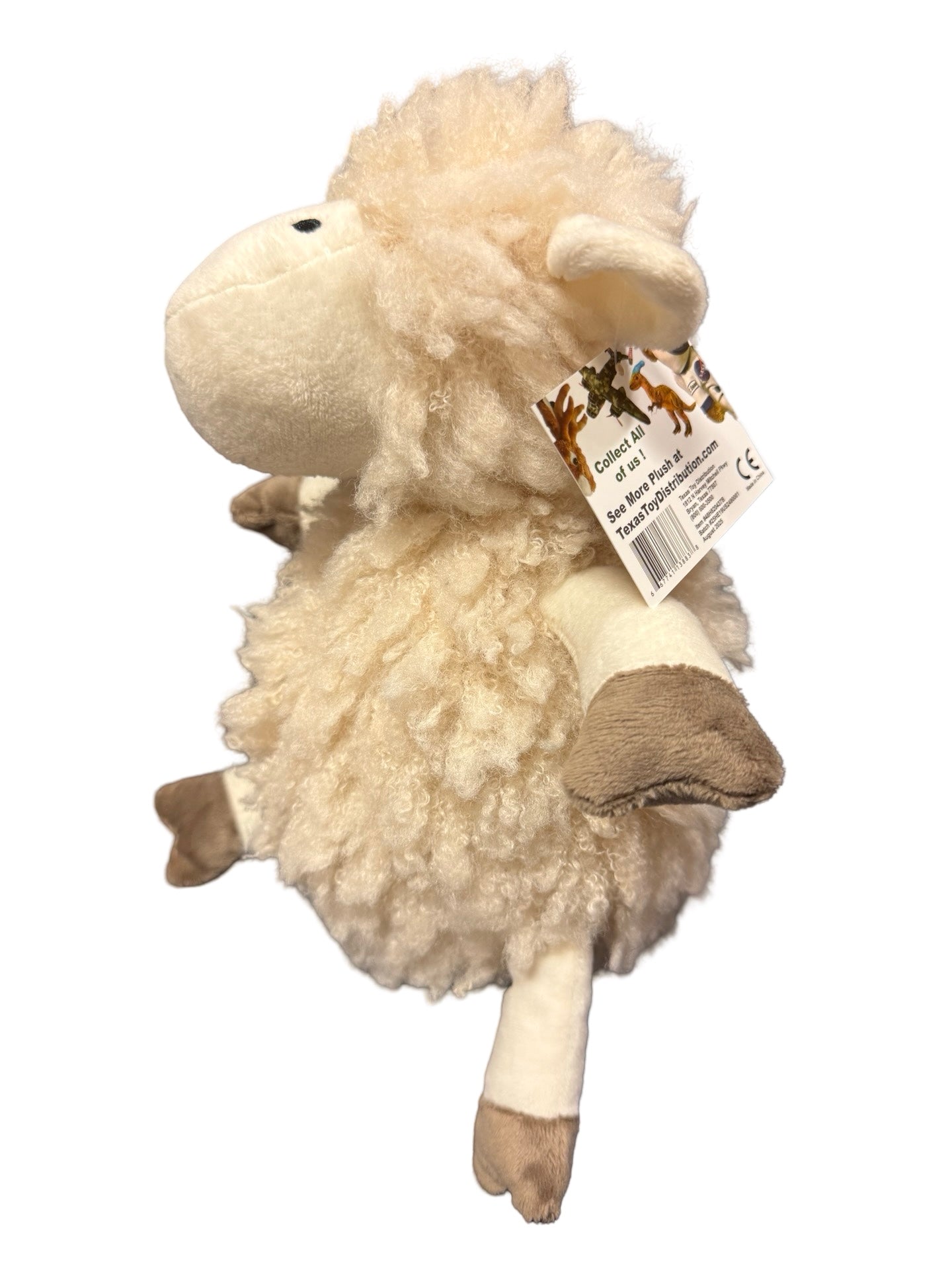 Beige Sheep Plush Stuffed Animal