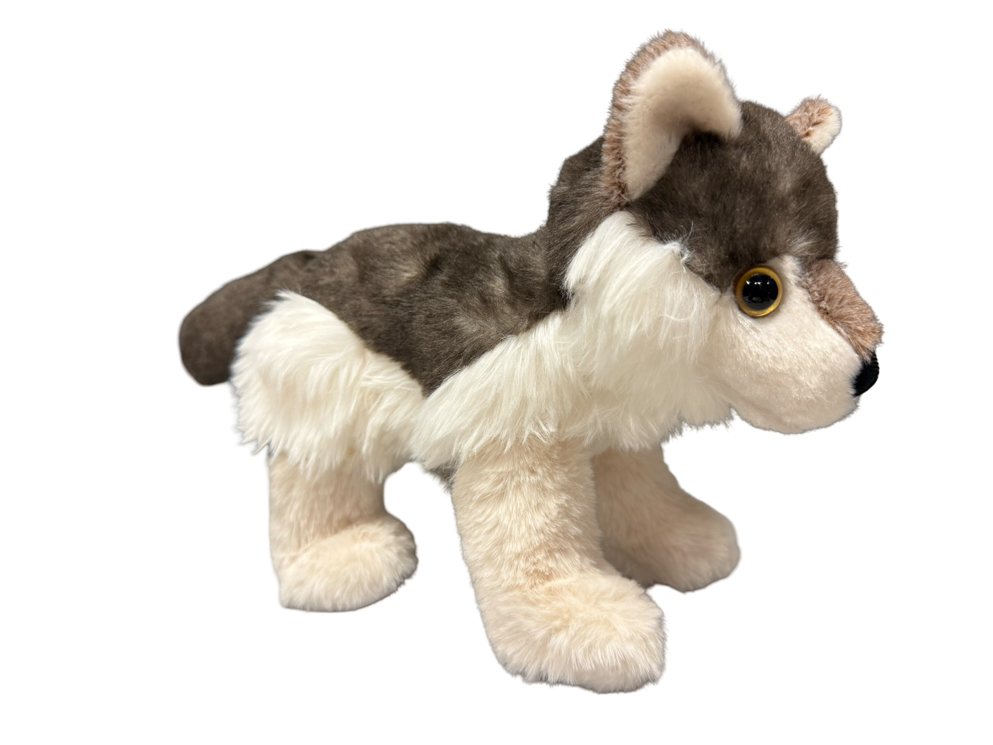 12" Standing Wolf Plush