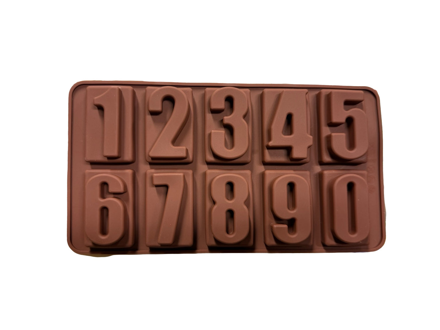 Silicone Baking Mould (Numbers 0-9)