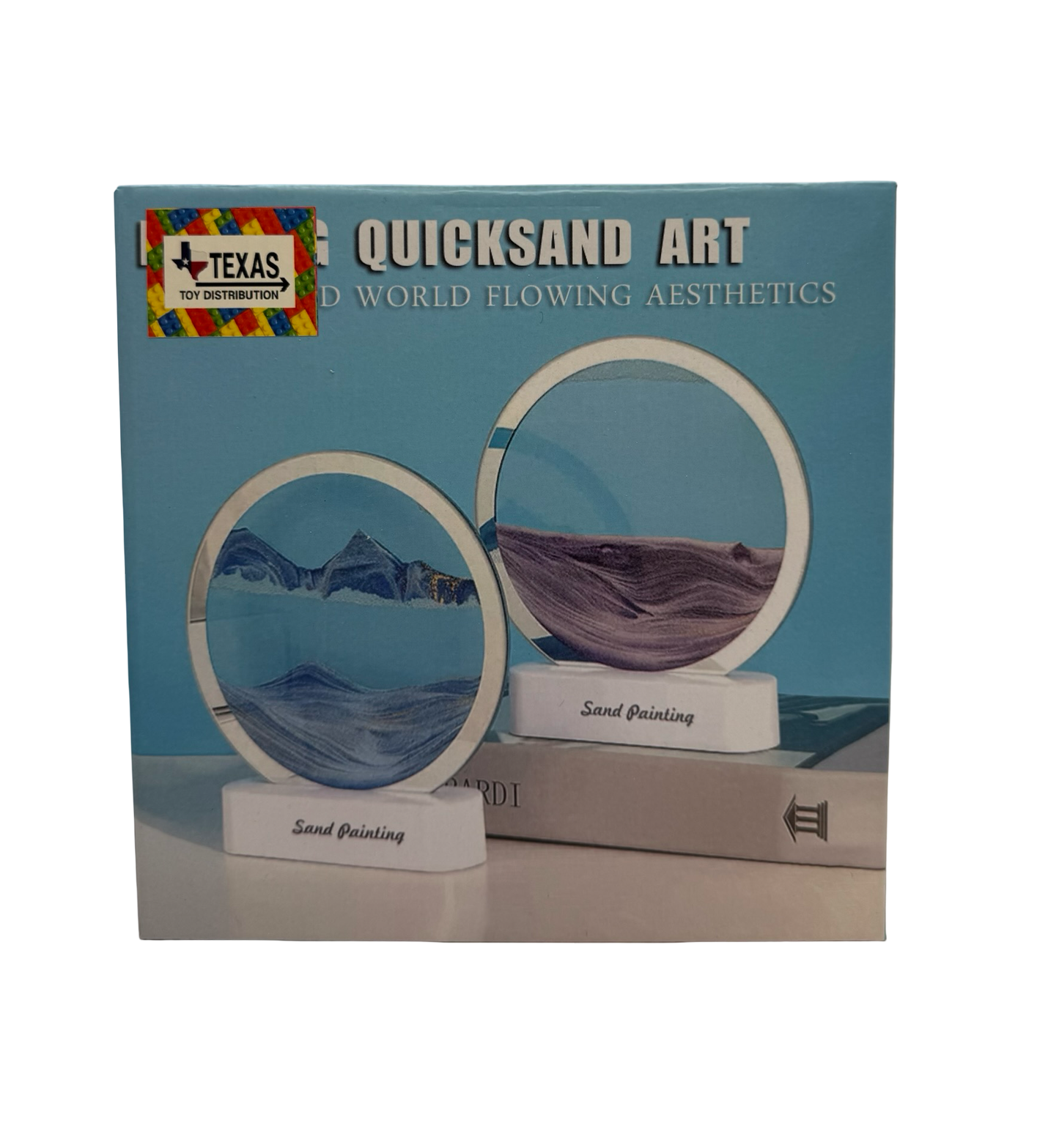 Moving Quicksand Art with LED Lighting
