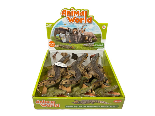 Vinyl Animals- Bulk Box of 6 Crocodiles