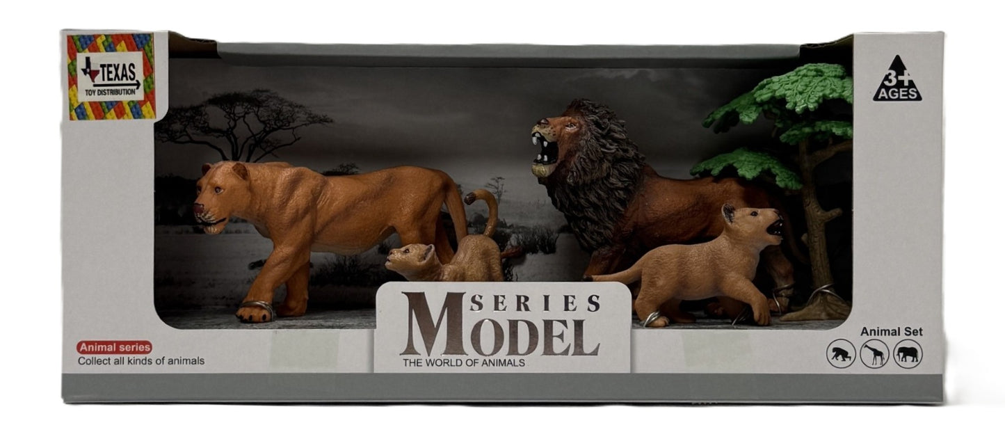 Lion Family Animal Playset