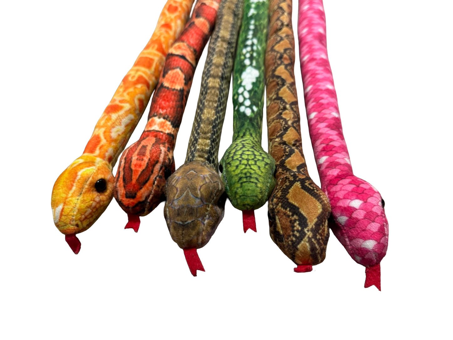 6-pack Plush Snakes 5 ft long