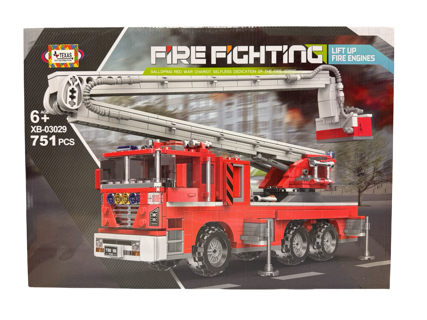 Firefighter Truck w/moveable ladder