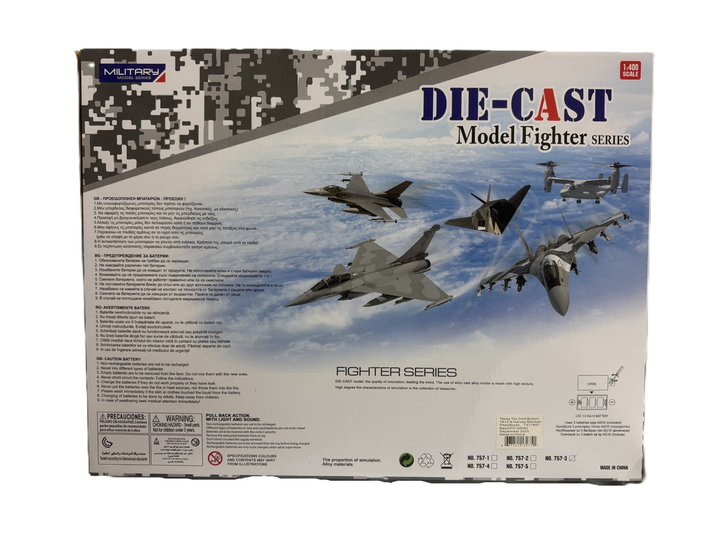 Die-Cast Model Fighter Series