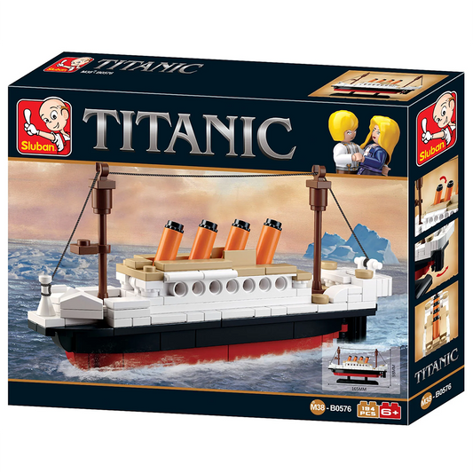 Titanic Small Model Building Brick Kit (194 pcs)