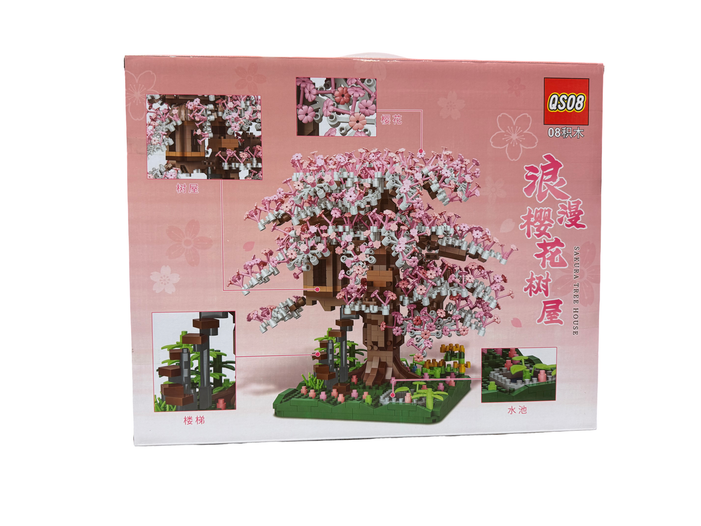 Building bricks Sakura Tree House- Pink