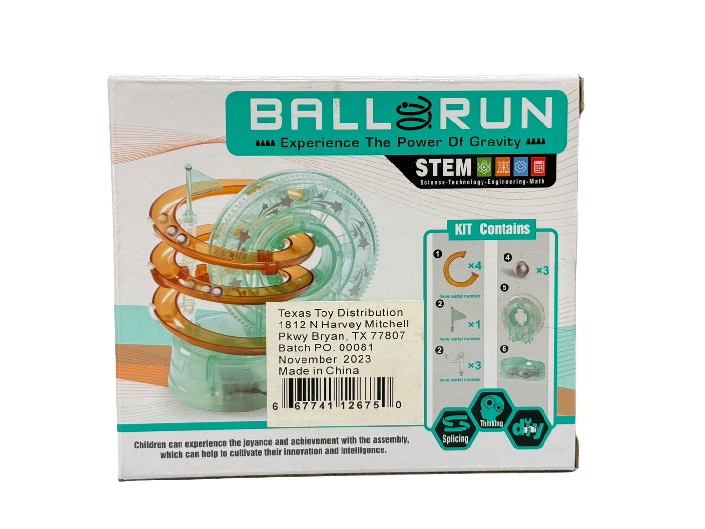 Gravity Powered Ball Run