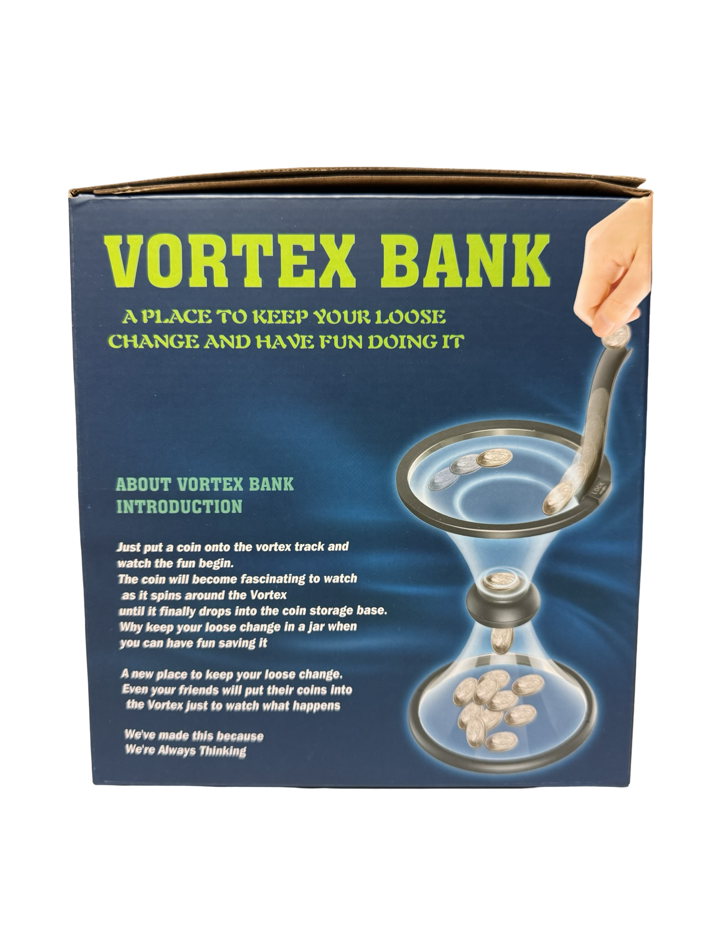 Vortex Coin Bank – Texas Toy Distribution