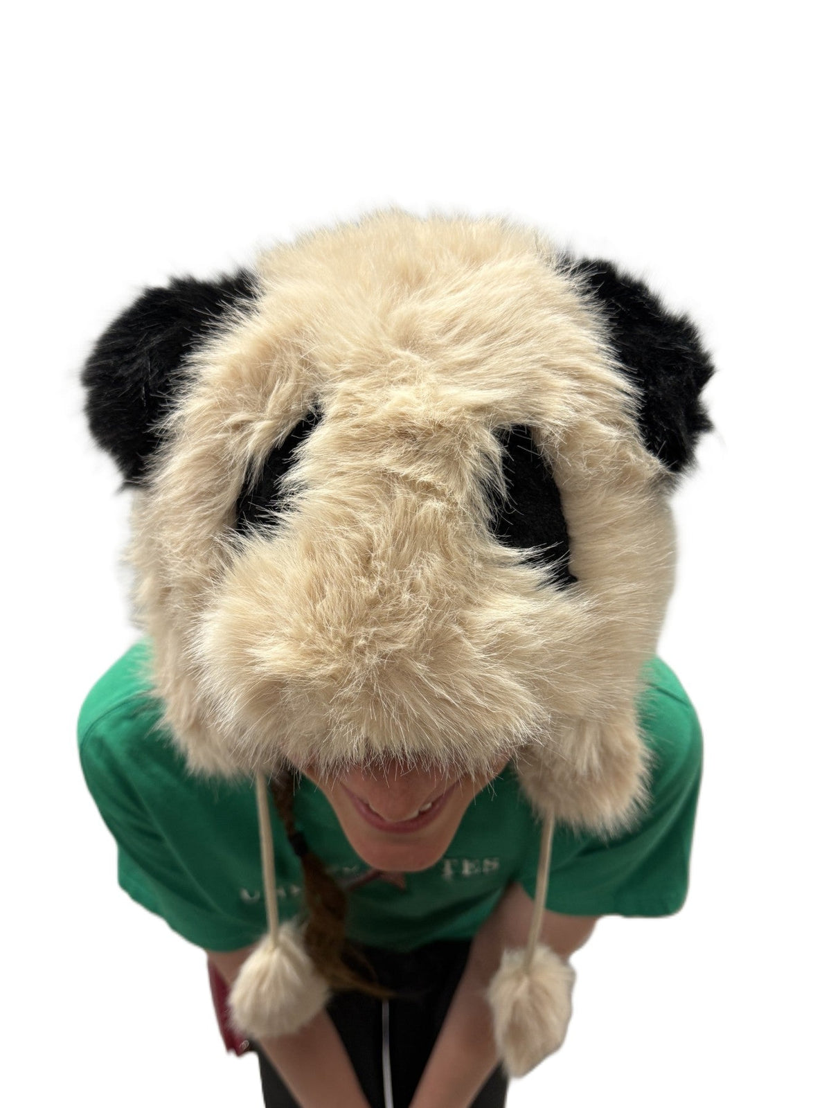 Fuzzy Panda Hat