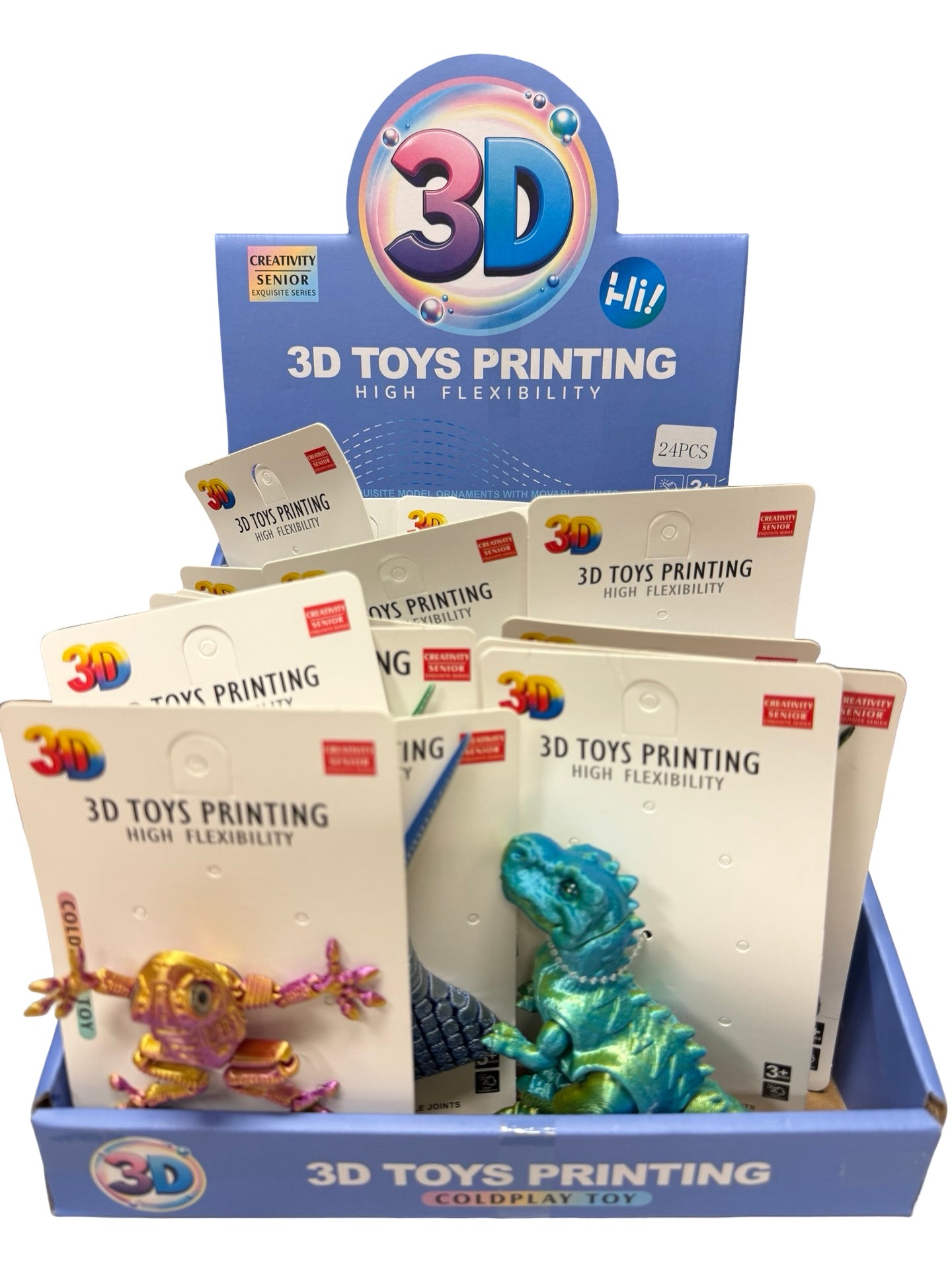 3D printed Assorted Animals (case of 24)