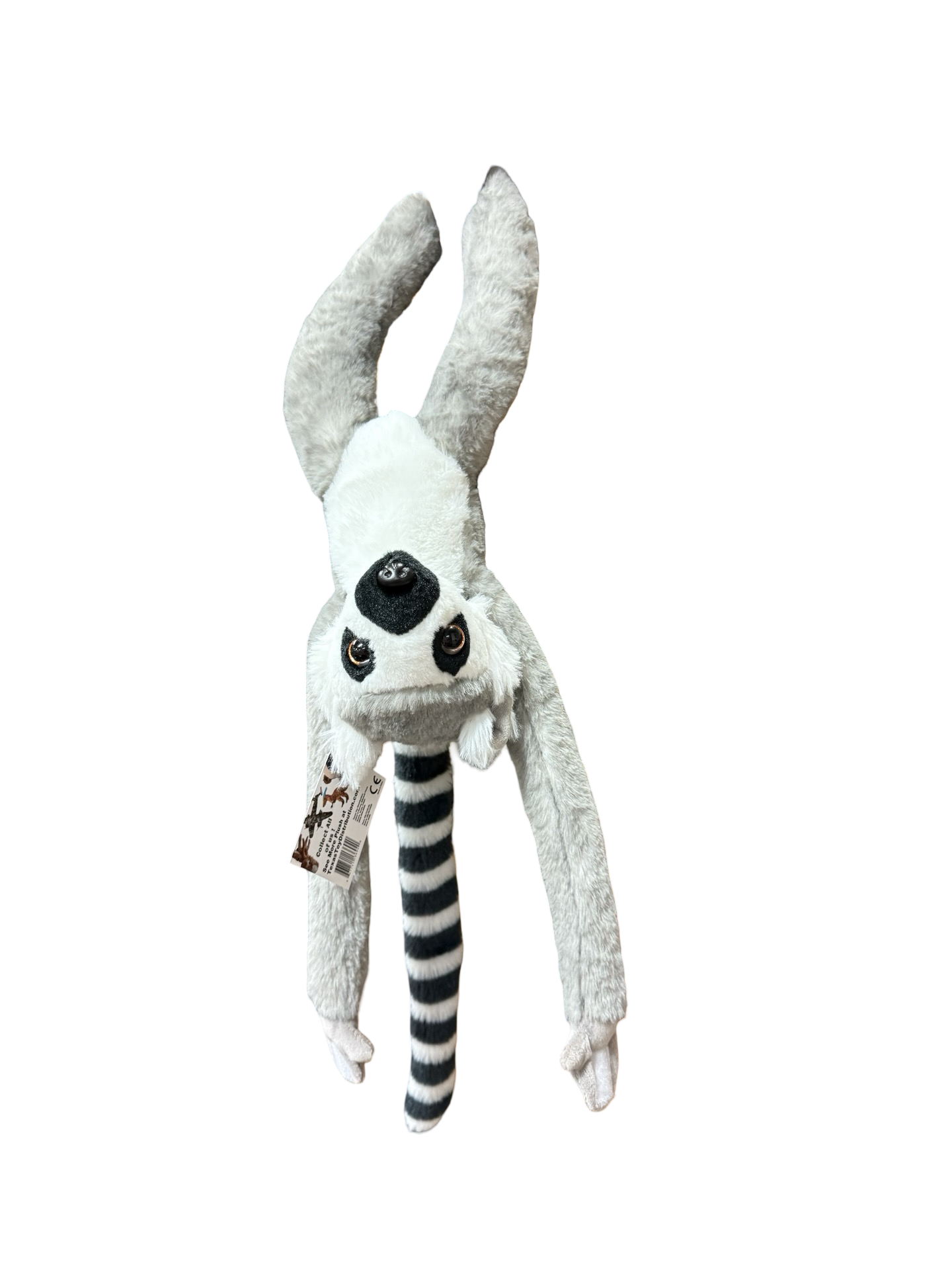 23" Hanging Ring Tailed Lemur Plush