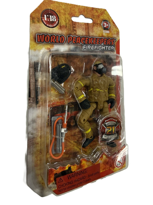 World Peacekeepers Firefighter Action Figure