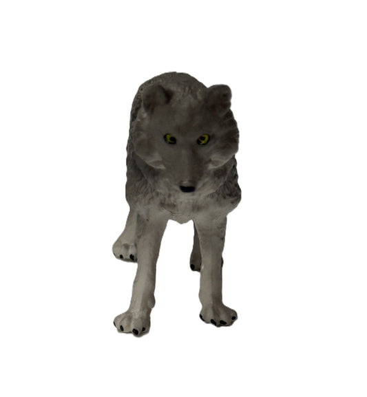 Gray Wolf Figurine 4"
