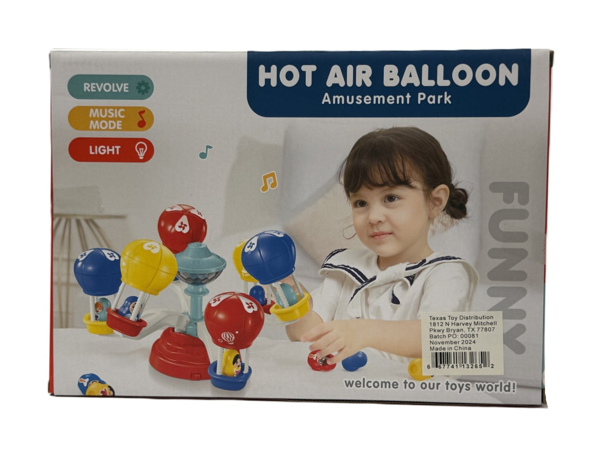 Hot Air Balloon Amusement Park Ride with Lights and Sounds