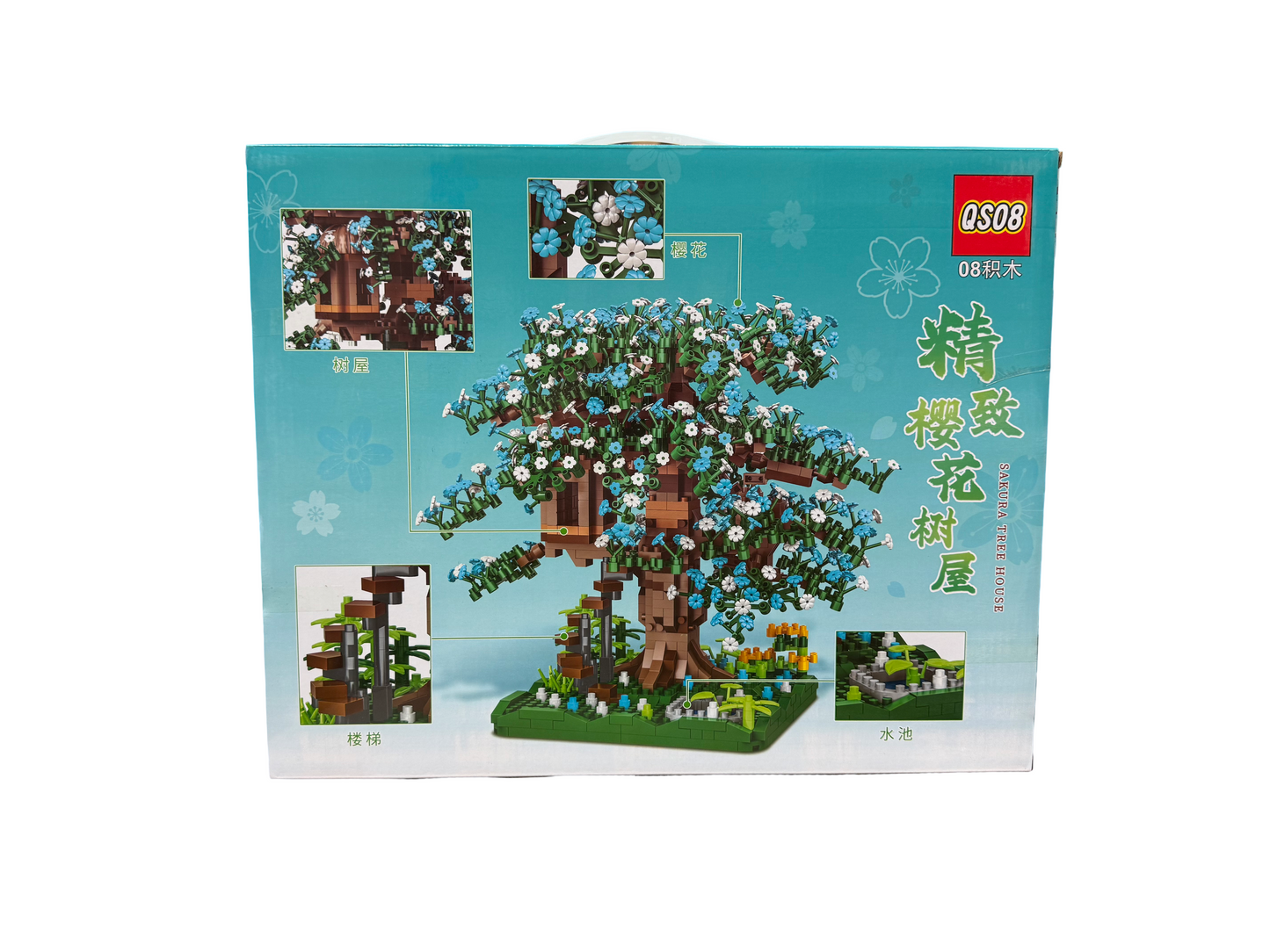 Building bricks Sakura Tree House- Pink