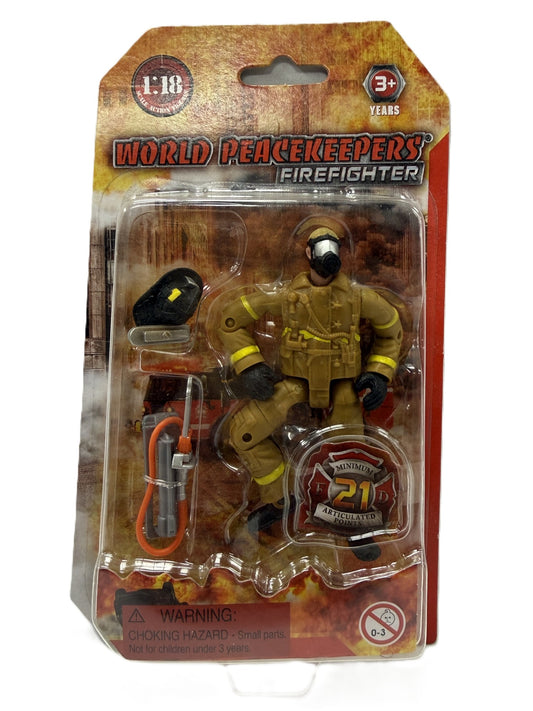 World Peacekeepers Firefighter Action Figure