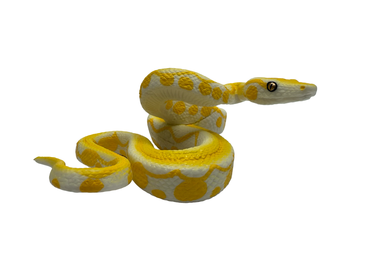 Golden Python Resin Figurine